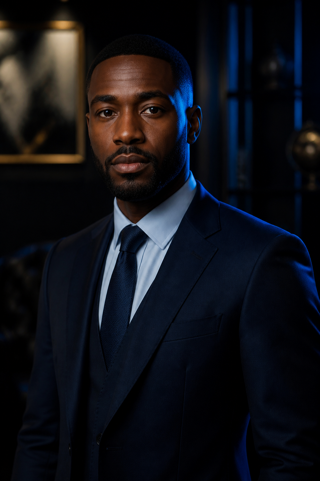 Portrait of David Okonkwo